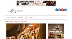 Desktop Screenshot of ilovewine.com