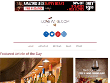 Tablet Screenshot of ilovewine.com